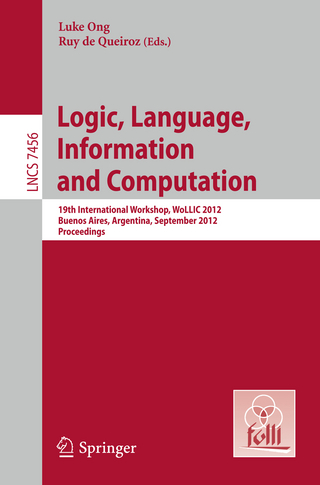 Logic, Language, Information, and Computation - Luke Ong; Ruy de Queiroz