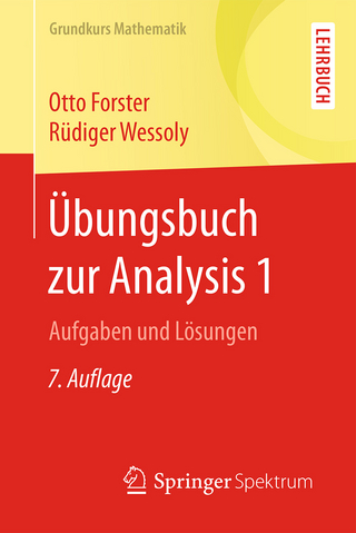 Übungsbuch zur Analysis 1 - Otto Forster; Rüdiger Wessoly