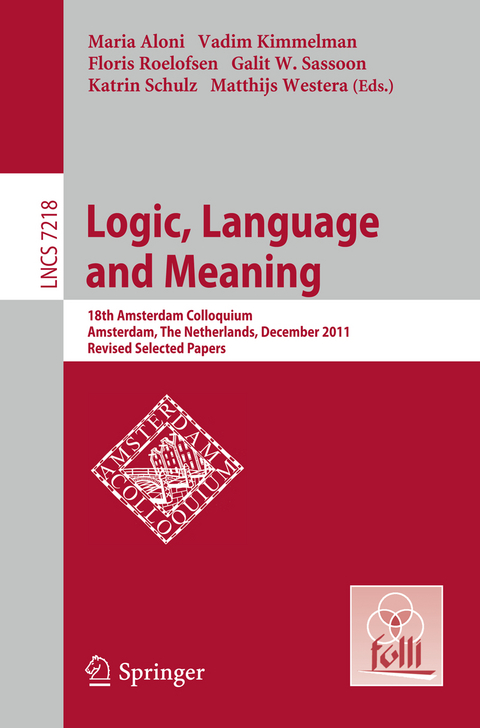 Logic, Language and Meaning - 