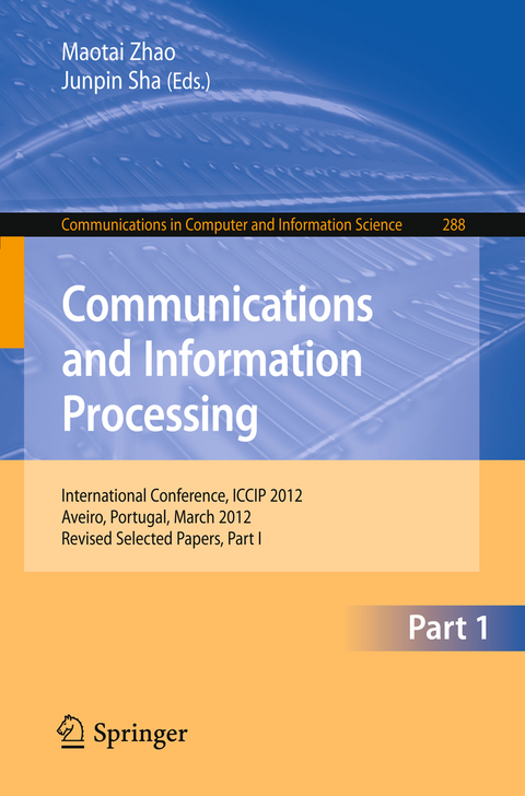 Communications and Information Processing - 