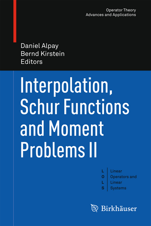 Interpolation, Schur Functions and Moment Problems II - 