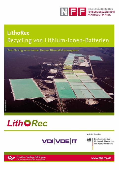 LithoRec Recycling von Lithium-Ionen-Batterien - Arno Kwade, Gunnar Bärwaldt