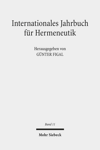 Internationales Jahrbuch für Hermeneutik - Günter Figal