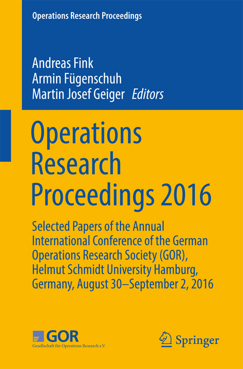 Operations Research Proceedings 2016 - 