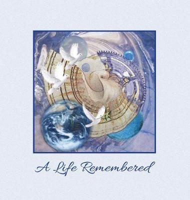 "A Life Remembered" Funeral Guest Book, Memorial Guest Book, Condolence Book, Remembrance Book for Funerals or Wake, Memorial Service Guest Book