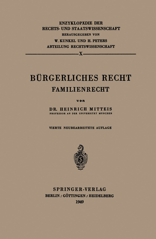 Bürgerliches Recht - Heinrich Mitteis