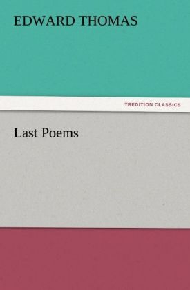 Last Poems - Edward Thomas