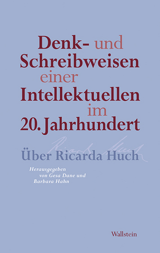 Denk- und Schreibweisen einer Intellektuellen im 20. Jahrhundert - Gesa Dane; Barbara Hahn