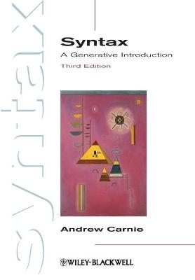 Syntax - Andrew Carnie