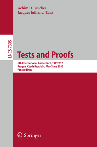 Tests and Proofs - Achim Brucker; Jacques Julliand