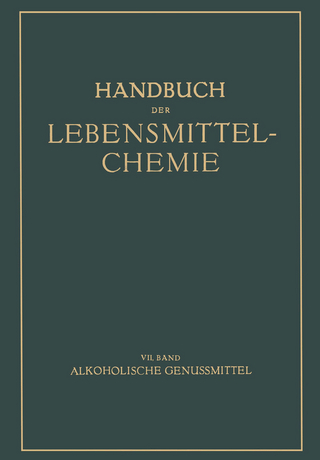 Alkoholische Genussmittel - B. Bleyer; E. Bames; G. Büttner; W. Diemair; H. Holthöfer; O. Reichard; E. Vogt; A. Bömer; A. Juckenack; B. Tillmans; E. Bames; B. Bleyer; J. Grossfeld