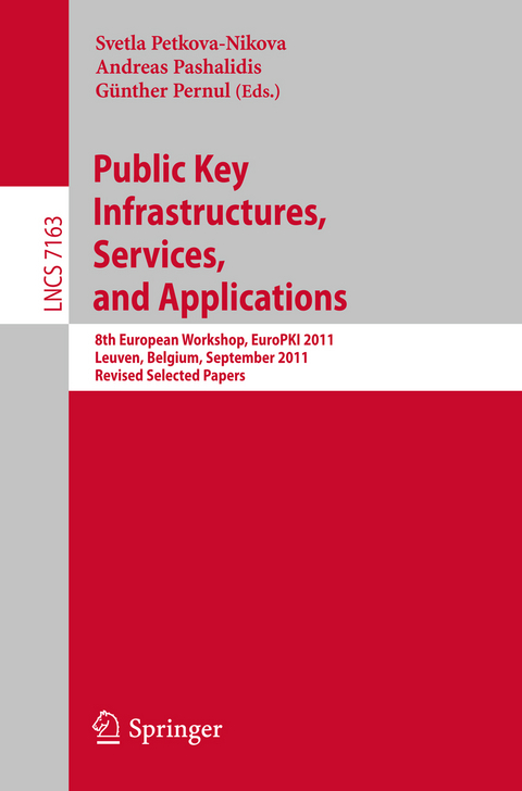 Public Key Infrastructures, Services and Applications - 