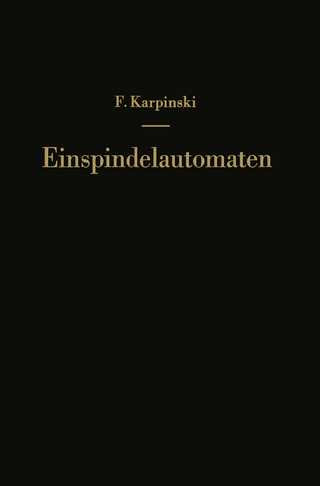 Einspindelautomaten - F. Karpinski