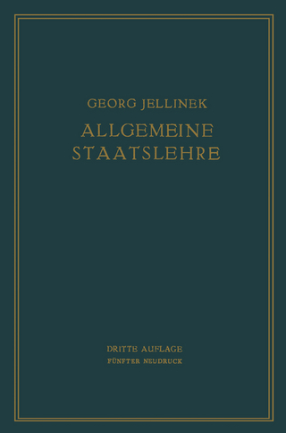 Allgemeine Staatslehre - Georg Jellinek; Walter Jellinek