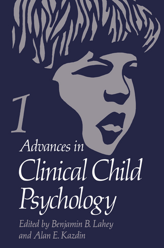 Advances in Clinical Child Psychology - Benjamin B. Lahey