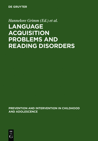 Language acquisition problems and reading disorders - Hannelore Grimm; Helmut Skowronek