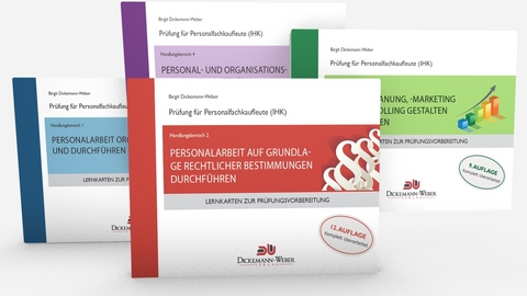 Personalfachkaufleute - Lernkarten Komplettpaket Handlungsbereich 1 bis 4 - Birgit Dickemann-Weber