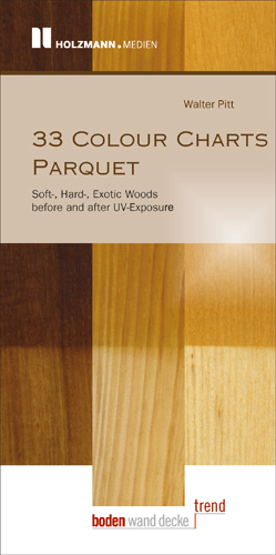 33 Colour Charts Parquet - Pitt Walter