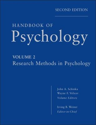 Handbook of Psychology, Research Methods in Psychology - Irving B. Weiner; John A. Schinka; Wayne F. Velicer