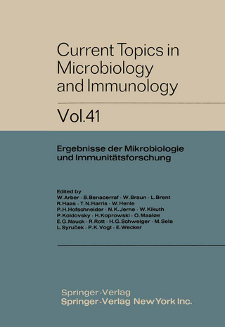 Current Topics in Microbiology and Immunology - W. Arber; B. Benacerraf