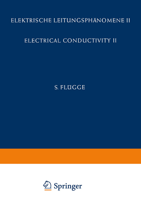 Electrical Conductivity II / Elektrische Leitungsphänomene II - O. Madelung, A. B. Lidiard, J. M. Stevels, E. Darmois