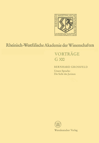 Rheinisch-Westfälische Akademie der Wissenschaften - Bernhard Großfeld