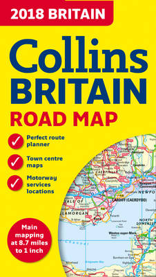 2018 Collins Map of Britain -  Collins Maps