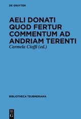 Aeli Donati quod fertur Commentum ad Andriam Terenti -  Aelius Donatus