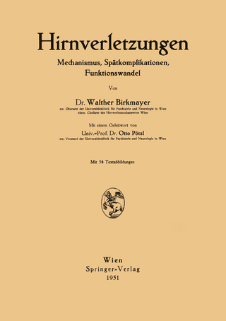 Hirnverletzungen - Walther Birkmayer