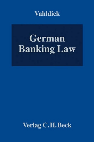 German Banking Law - Wolfgang Vahldiek