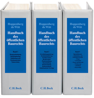 Handbuch des öffentlichen Baurechts - Michael Hoppenberg; Siegfried de Witt; Klaus Hoffmann; Peter Durinke
