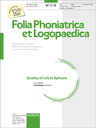Quality of Life in Aphasia - 