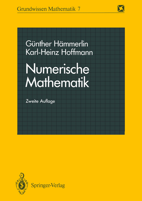 Numerische Mathematik - Günther Hämmerlin, Karl-Heinz Hoffmann
