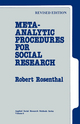 Meta-Analytic Procedures for Social Research - Robert Rosenthal