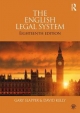 English Legal System - David Kelly;  Gary Slapper