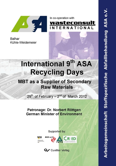 International 9th ASA Recycling Days - Matthias Kühle-Weidemeier