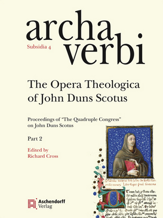The Opera Theologica of John Duns Scotus - Richard Cross
