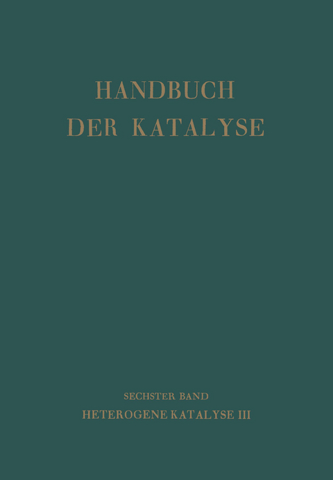 Handbuch Der Katalyse - 