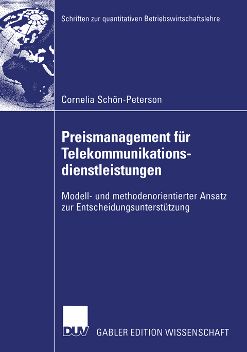 Preismanagement für Telekommunikationsdienstleistungen - Cornelia Schön-Peterson