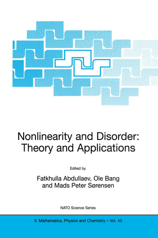 Nonlinearity and Disorder: Theory and Applications - Fatkhulla Abdullaev; OLE Bang; Mads Peter Sørensen