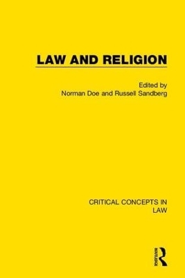 Law and Religion - Norman Doe; Russell Sandberg