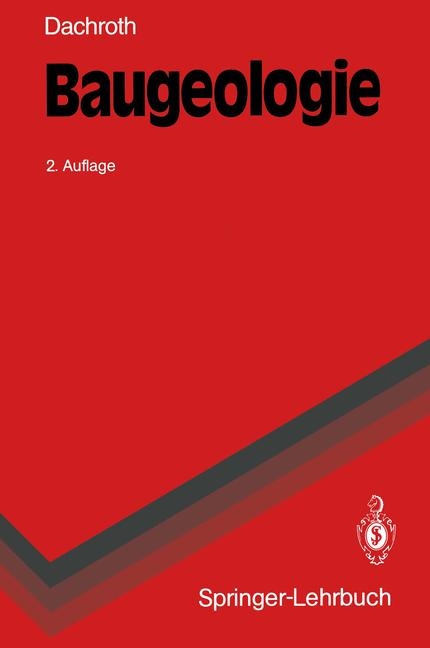 Baugeologie - Wolfgang R. Dachroth