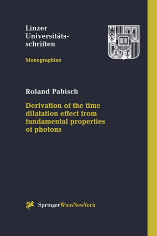 Derivation of the time dilatation effect from fundamental properties of photons - Roland Pabisch