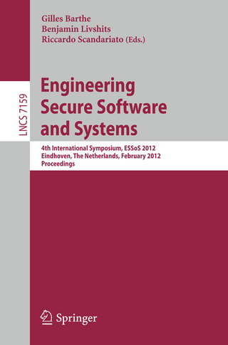 Engineering Secure Software and Systems - Gilles Barthe; Ben Livshits; Riccardo Scandariato