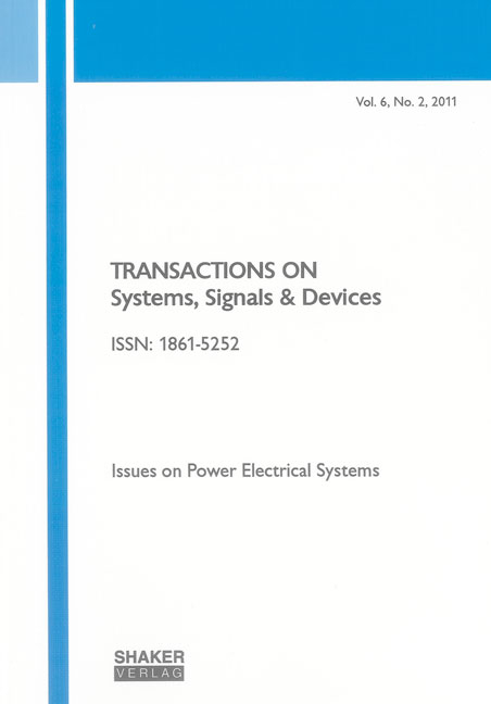 Transactions on Systems, Signals and Devices Vol. 6, No. 2 - 
