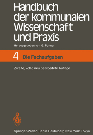 Handbuch der kommunalen Wissenschaft und Praxis - Günter Püttner