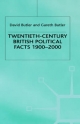 Twentieth-Century British Political Facts, 1900-2000 - D. Butler