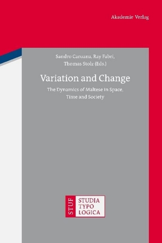 Variation and Change - Sandro Caruana; Ray Fabri; Thomas Stolz