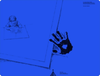 Schreibtischauflage für Linkshänder - Cobalt-Blau - Johanna Barbara Sattler