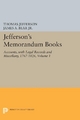 Jefferson's Memorandum Books Volume 1